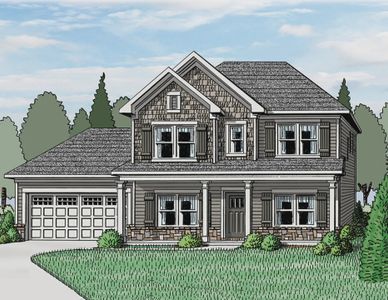 New construction Single-Family house 1111 Red Oak Blvd, Loganville, GA 30052 The Jackson- photo 0