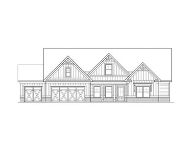 New construction Single-Family house 437 Spring Creek Dr, Monroe, GA 30655 (GA)Emerson Ranch A.2 3 Front Entry (with bonus)- photo 0 0