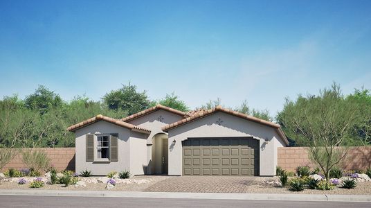 New construction Single-Family house 17316 N Del Mar Ave, Maricopa, AZ 85138 plan Clark II Plan 4076 - image