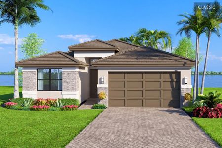 New construction Single-Family house 12320 Sw Calm Pointe Ct, Port St. Lucie, FL 34987 plan Sanderling II - image