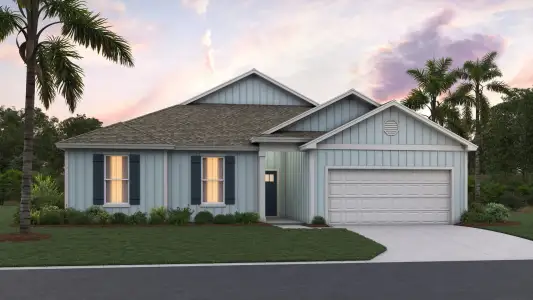 New construction Single-Family house 302 Grand Beacon Blvd, Jacksonville, FL 32218 plan Oakdale - image