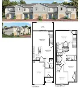 New construction Townhouse house 12805 Sw Forli Wy, Port St. Lucie, FL 34987 - image