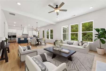 New construction Single-Family house 723 Crest Line Trl, Powder Springs, GA 30127 plan Windsong - image 7