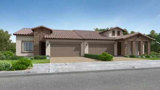 New construction Single-Family house 25018 N 174Th Ave, Surprise, AZ 85387 plan Dusk Plan 3568 - image