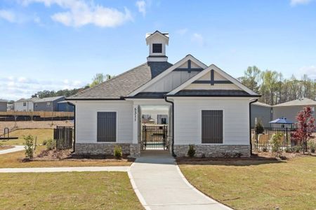 New construction Single-Family house 5113 Union Heights Wy, Flowery Branch, GA 30542 plan Travis - image