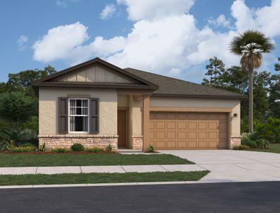 New construction Single-Family house 2449 Grey Hawk Dr, Kissimmee, FL 34746 plan Moonbeam - image