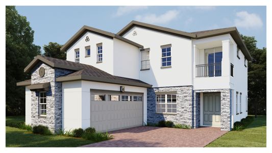 New construction Single-Family house 5246 Buttonsage Dr, St. Cloud, FL 34772 Torrey Pines II- photo 0