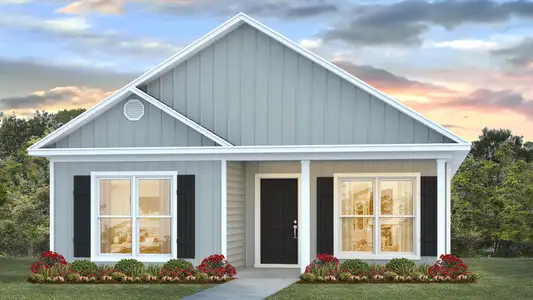 New construction Single-Family house 180 Huckleberry St, Freeport, FL 32439 plan Porter - image