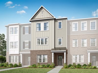 New construction Townhouse house 715 Latta Rd, Durham, NC 27712 plan Ryder - image