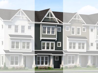 New construction Townhouse house 2420 Adrift Rd, Fuquay Varina, NC 27526 plan Cora - Midtown Collection - image 2