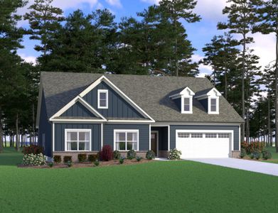 New construction Single-Family house 90 Fairwinds Dr, Covington, GA 30016 plan (GA)The Ellen | Front Entry - image