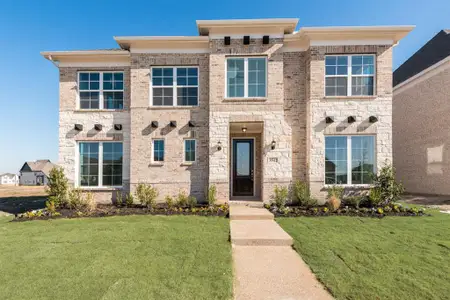 New construction Single-Family house 3542 Coneflower Trl, Midlothian, TX 76084 Royal Whitehall II- photo 0