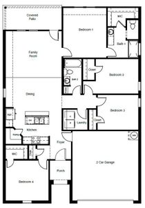 New construction Single-Family house 1012 Cherry Cove Dr, Fort Worth, TX 76131 plan Elgin - image