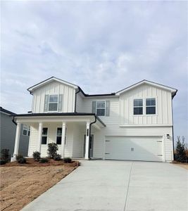 New construction Single-Family house 5412 Aurora Trl, Flowery Branch, GA 30542 plan Travis - image