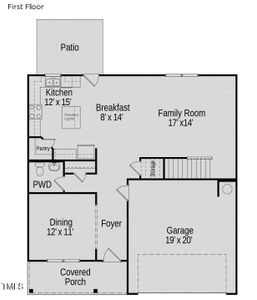 Chamblee lot 8 1st floor layout