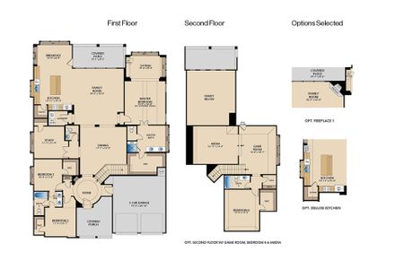 New construction Single-Family house 1013 Birkdale Dr, Justin, TX 76247 plan Sandstone II - image