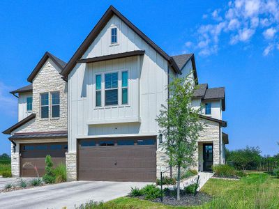 New construction Townhouse house 232 Flora Springs Cv, Liberty Hill, TX 78642 - image