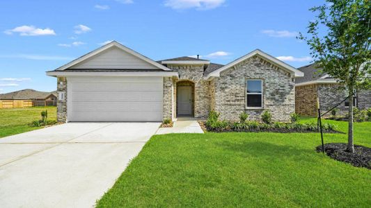 New construction Single-Family house 21910 Vernazza Bend Dr, Hockley, TX 77447 plan Zion - image