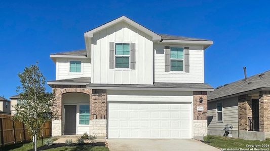 New construction Single-Family house 4711 Wild Boar Xing, Converse, TX 78109 The Kate- photo 0