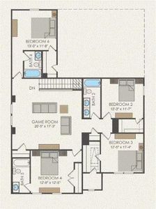 Pulte Homes, Sweetwater floor plan