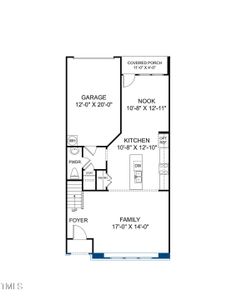 New construction Townhouse house 3 Cooper St, Sanford, NC 27330 plan Denville - image 6