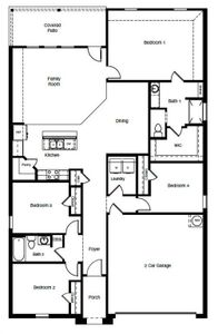 D.R. Horton's Justin Floorplan - All Home and community information, including pricing, included features, terms, availability and amenities, are subject to change at any time without notice or obligation. All Drawings, pictures, photographs, video, square footages, floor plans, elevations, features, colors and sizes are approximate for illustration purposes only and will vary from the homes as built.