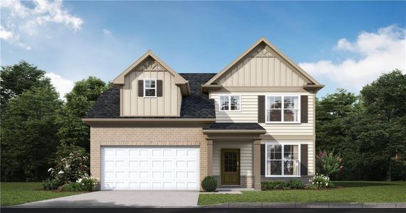 New construction Single-Family house 6014 Spring Wy, Stonecrest, GA 30038 plan Colehill - image