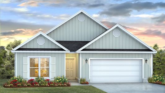 New construction Single-Family house 410 Wolcott Wy, Panama City Beach, FL 32413 plan Delray - image
