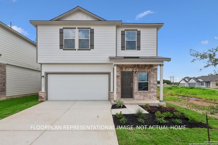 New construction Single-Family house 10438 White Hart Ln, Converse, TX 78109 plan Wisteria - 30' Smart Series - image
