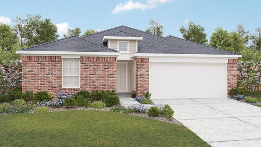 New construction Single-Family house 100 Palomino Park Dr, Kyle, TX 78640 plan Blanton - image