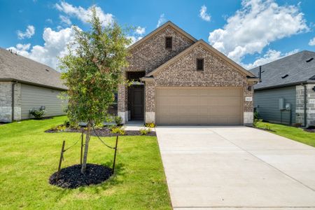 New construction Single-Family house 102 Malibu Bnd, Hutto, TX 78634 plan Turquoise - image