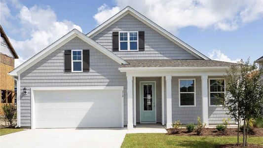 New construction Single-Family house 423 Matthews Farm Rd, Hubert, NC 28539 plan Darby - image