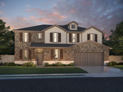 New construction Single-Family house 233 Bush Mountain Cv, Dripping Springs, TX 78620 plan The Frontier (C560) - image
