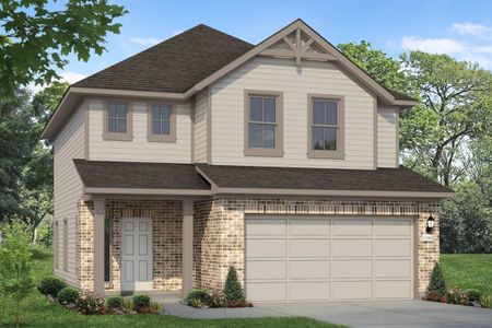 New construction Single-Family house 152 Beaver Path, San Antonio, TX 78245 plan Hunters Ranch 1782 - image