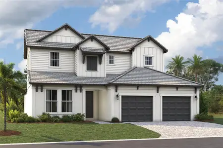 New construction Single-Family house 9681 Crystal Isles Cir, Sarasota, FL 34241 plan Magnolia - image