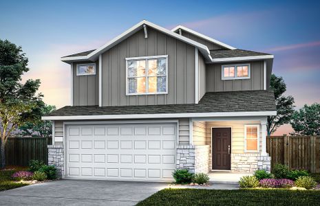 New construction Single-Family house 109 Morningdale Dr, Liberty Hill, TX 78642 plan Coolidge - image