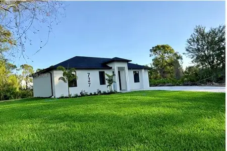 New construction Single-Family house 737 E Theodore Vail St, Lehigh Acres, FL 33974 - image