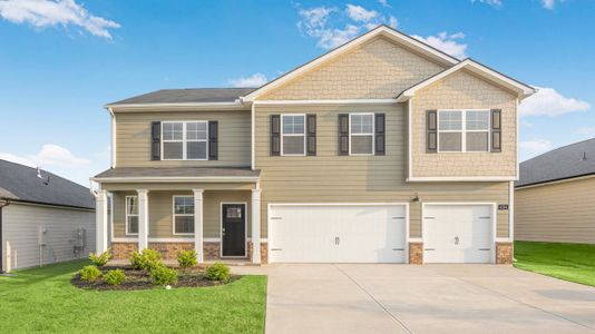 New construction Single-Family house 4594 Crimson Pass, Graniteville, SC 29829 plan Mansfield - image
