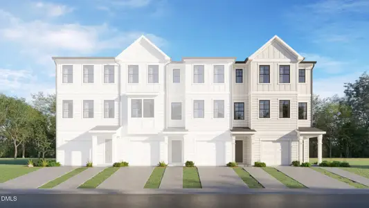 New construction Townhouse house 3601 Elm Grove Ln, Raleigh, NC 27604 plan Wyatt - image