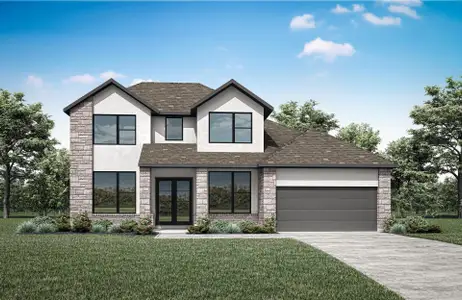 New construction Single-Family house 17604 Absinthe Ln, Austin, TX 78738 Brenham- photo 0