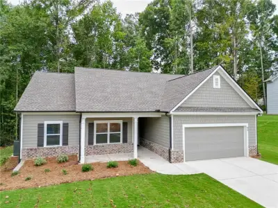 New construction Single-Family house 95 Fairwinds Dr, Covington, GA 30016 plan (GA)Carson A.1 2 Front Entry - image