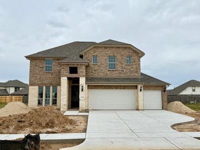 New construction Single-Family house 31418 Greenville Creek Ln, Hockley, TX 77447 Boston- photo 0