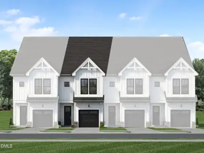 New construction Townhouse house 614 Cable Ct, Apex, NC 27502 plan Harrington Interior Unit - image