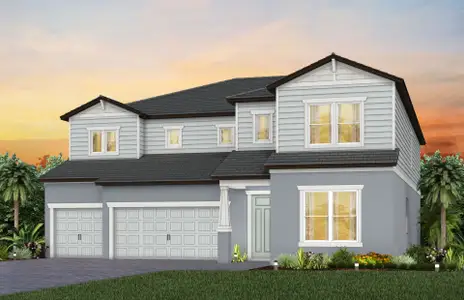 New construction Single-Family house 35136 Colstrip Trl, Zephyrhills, FL 33541 plan Roseland - image