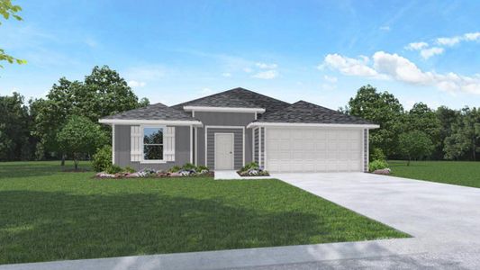 New construction Single-Family house 197 Golden Eagle Blvd, New Waverly, TX 77358 plan Denton - image