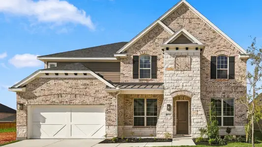New construction Single-Family house 16717 Freshwater Dr, Celina, TX 75009 plan Brown - image