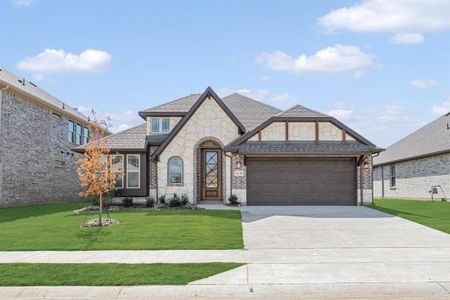 New construction Single-Family house 13140 Yellowstone Wy, Providence Village, TX 76227 Cypress II- photo 0