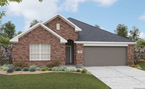 New construction Single-Family house 151 Red Arrow, San Antonio, TX 78253 plan Driskill - image