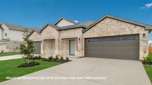 New construction Townhouse house 15017-B Afleet Alex St, Manor, TX 78653 plan The Magnolia - image