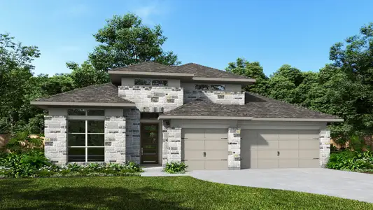 New construction Single-Family house 6527 King Ranch Lp, Manvel, TX 77578 plan 2895W - image